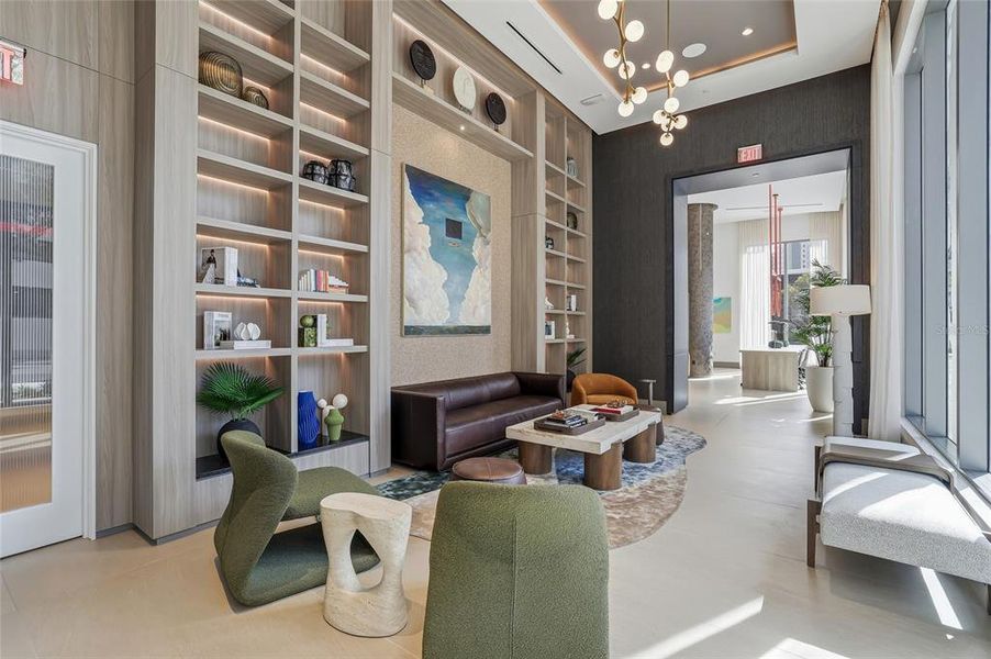 Furnished interior view inside a new home in , St. Petersburg (Image 60).