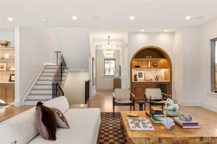Furnished interior view inside a new home in , Denver (Image 29).