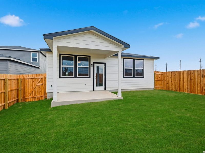 Exterior details and patio area of a home in Agave, San Antonio (Image 18). Exterior details and patio area of a home in Agave, San Antonio (Image 18).