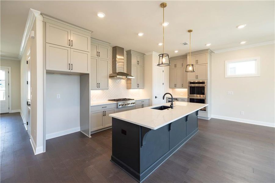 Furnished interior view inside a new home in Waterhaven, Cumming (Image 10).