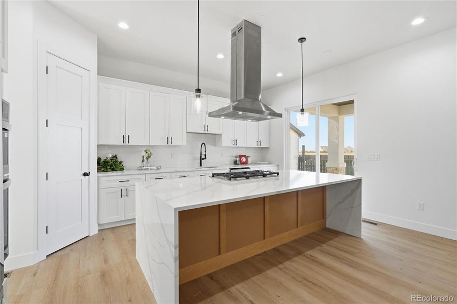 Furnished interior view inside a new home in , Keenesburg (Image 31).