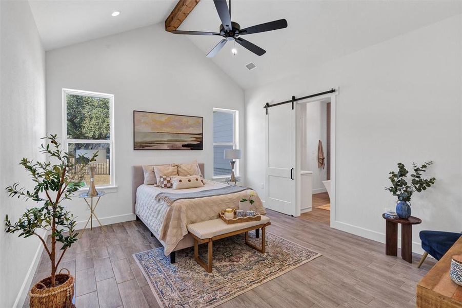 Furnished interior view inside a new home in , Granbury (Image 12).