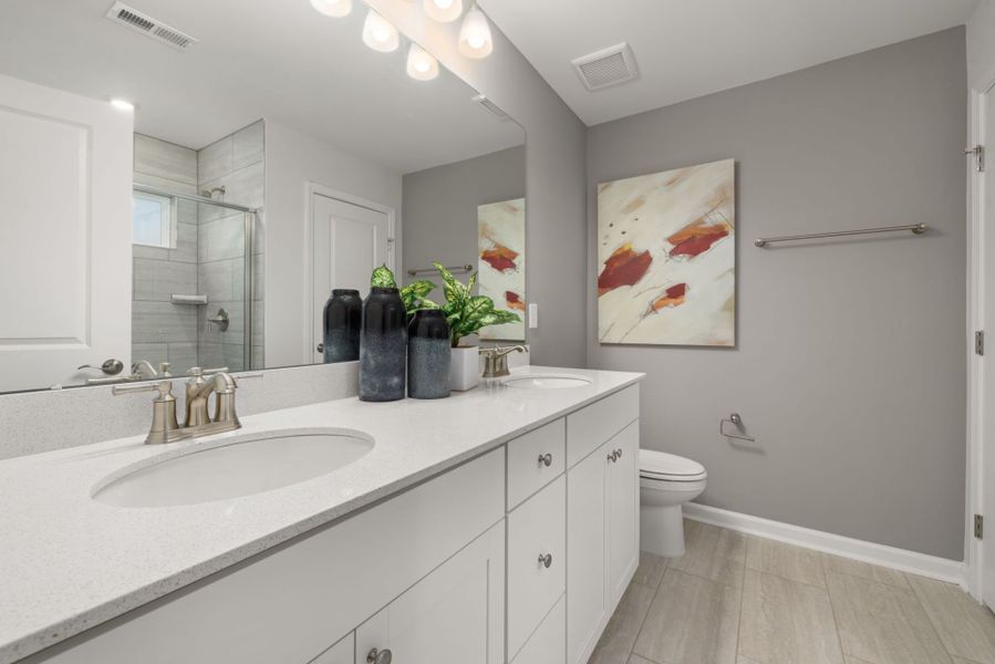 Furnished interior view inside a new home in Solana, Durham (Image 12).