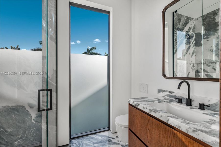 Furnished interior view inside a new home in , Miami Beach (Image 11).