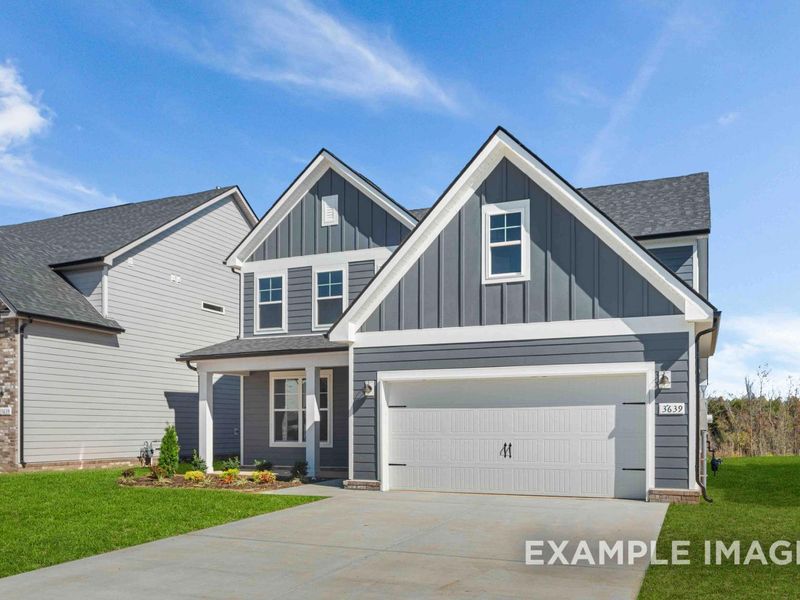 Representative exterior photo of a completed home built from the The Ash A by Davidson Homes LLC in Woods Crossing, Gallatin, TN (Image 25). Representative exterior photo of a completed home built from the The Ash A by Davidson Homes LLC in Woods Crossing, Gallatin, TN (Image 25).