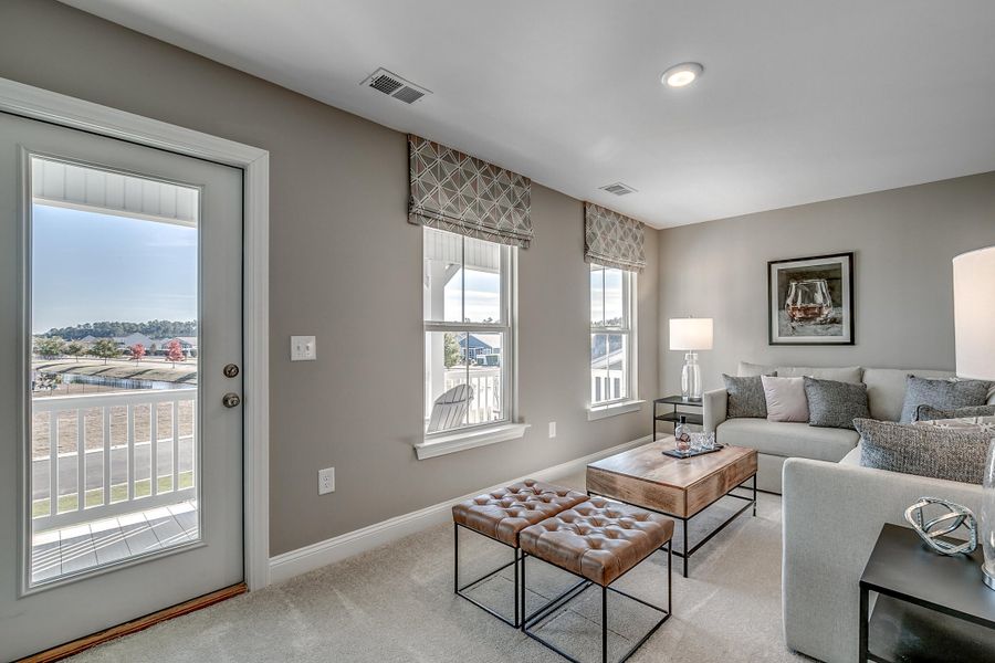 Furnished interior view inside a new home in The Oaks, Goose Creek (Image 13).