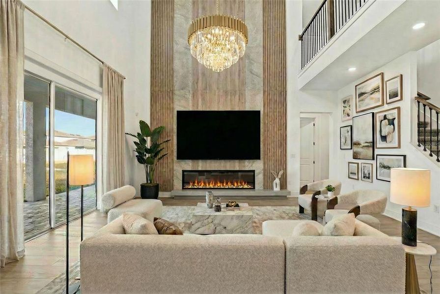 Furnished interior view inside a new home in Vida's Way, Wesley Chapel (Image 9).