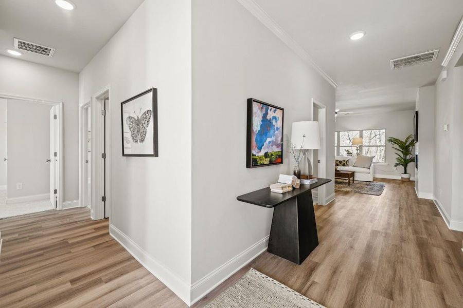 Furnished interior view inside a new home in , Homer (Image 34).