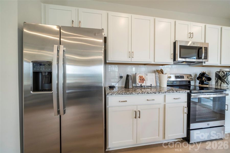 Kitchen with appliances included