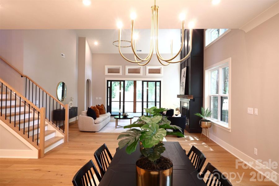 Furnished interior view inside a new home in , Charlotte (Image 14). Furnished interior view inside a new home in , Charlotte (Image 14).