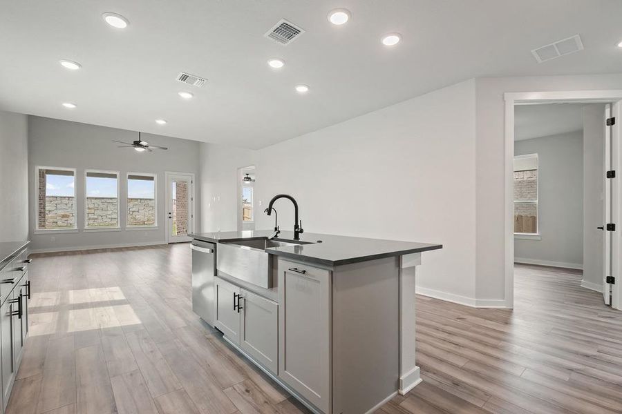 Furnished interior view inside a new home in Flora, Hutto (Image 6).
