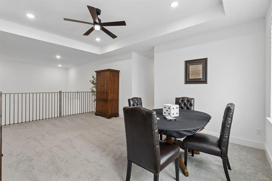 Furnished interior view inside a new home in Windsong Ranch 71' Series, Prosper (Image 14).