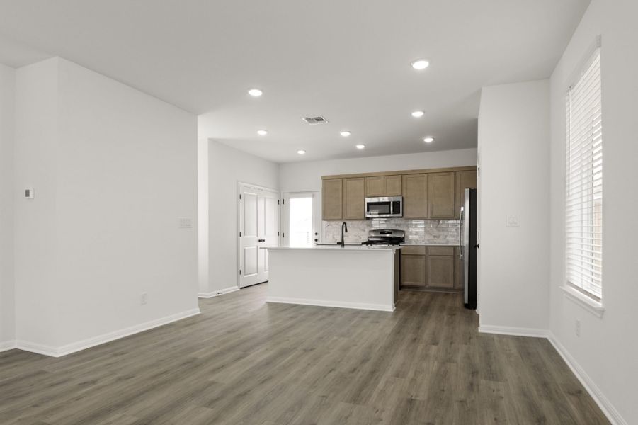 Furnished interior view inside a new home in Trace, San Marcos (Image 11).