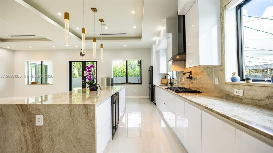 Furnished interior view inside a new home in , Miami (Image 27).