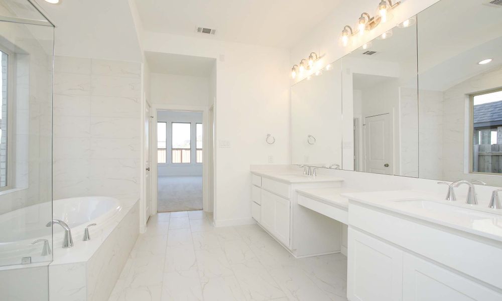 Representative Primary Bathroom - some options shown