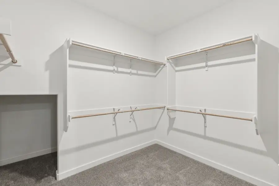 Primary Closet in the Winters home plan by Trophy Signature Homes – REPRESENTATIVE PHOTO