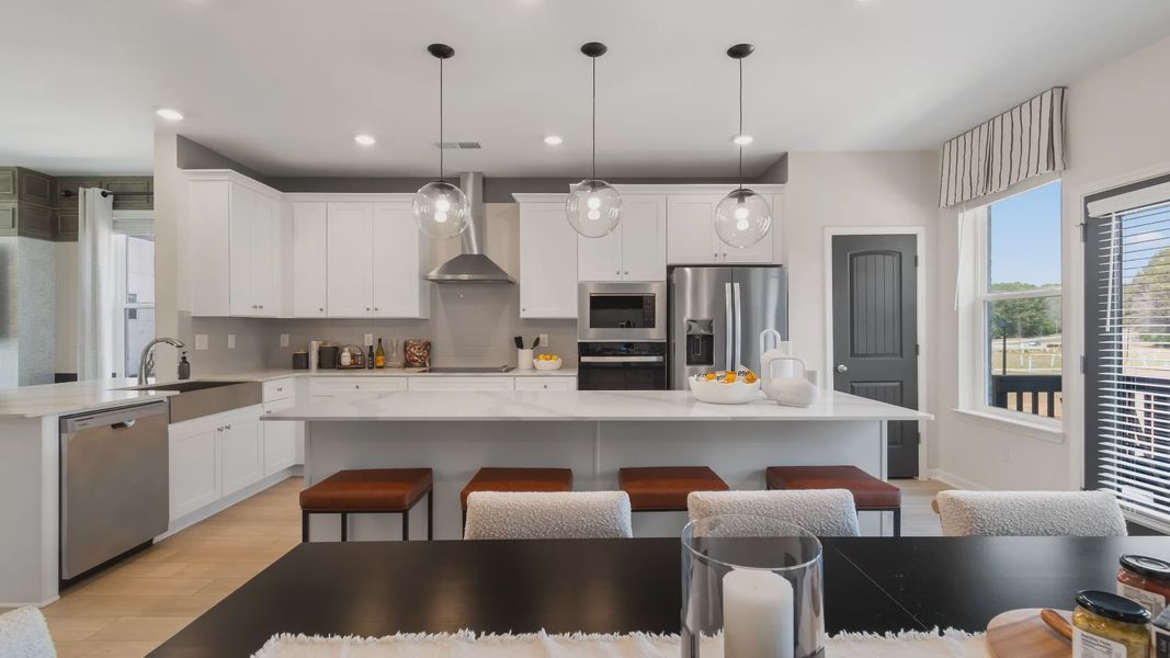 Furnished interior view inside a new home in Daybreak, Newnan (Image 9).