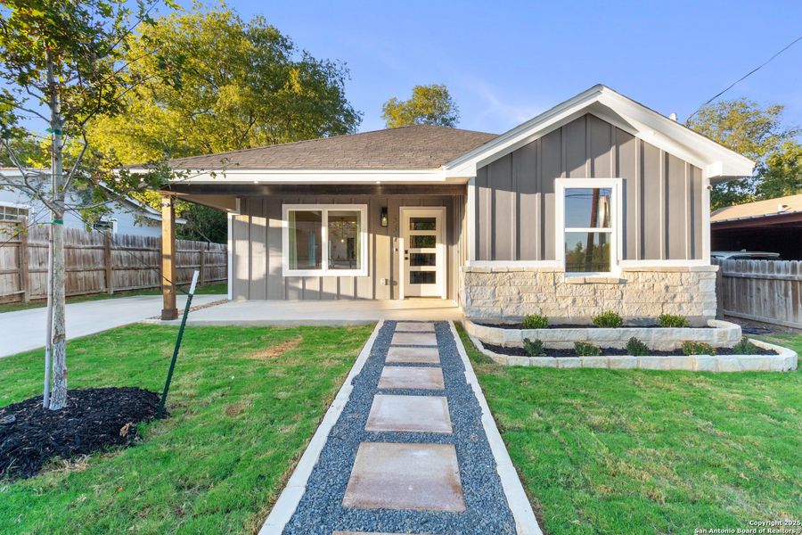 Exterior details and patio area of a home in , San Antonio (Image 24). Exterior details and patio area of a home in , San Antonio (Image 24).