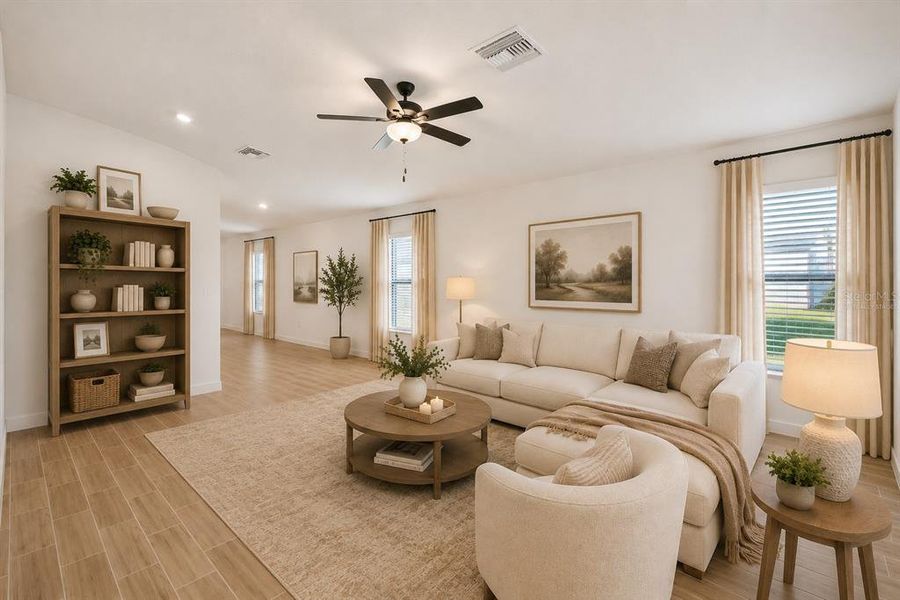 Furnished interior view inside a new home in Spring Hill, Spring Hill (Image 6).