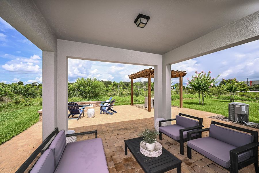 Covered Lanai - Sanibel Floorplan