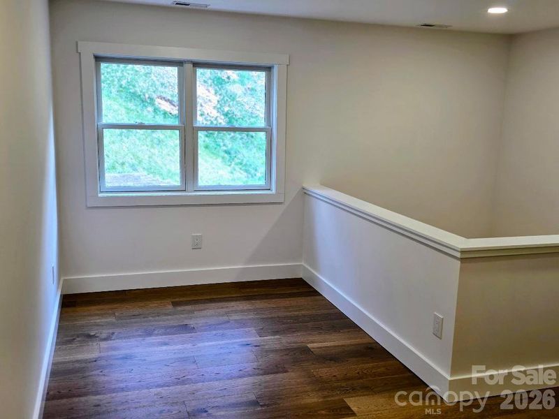 Flex space at the top of the stairs