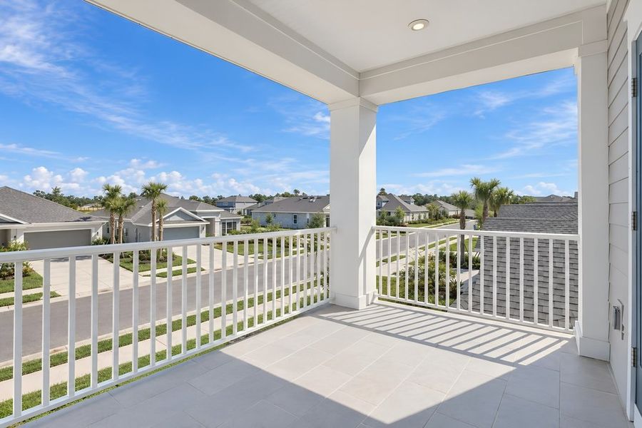 Exterior details and patio area of a home in Firethorn, Parrish (Image 3).