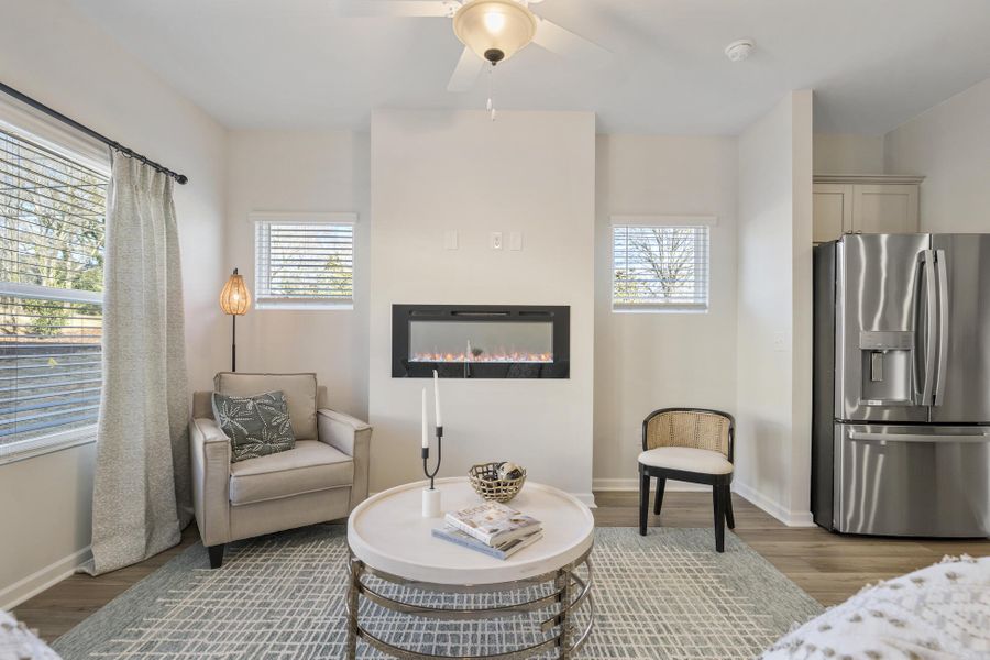 Furnished interior view inside a new home in Central Creek, Goose Creek (Image 12).