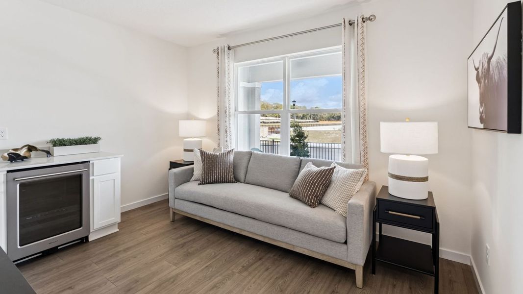 Furnished interior view inside a new home in Harmony West, St. Cloud (Image 12).