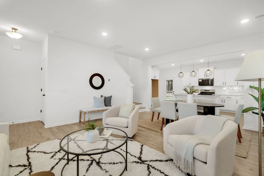 Furnished interior view inside a new home in Homecoming, Ravenel (Image 7).