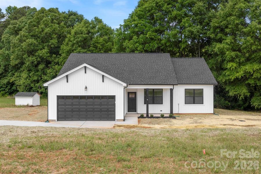 Front exterior of a new home in , Salisbury, NC, highlighting curb appeal (Image 25).
