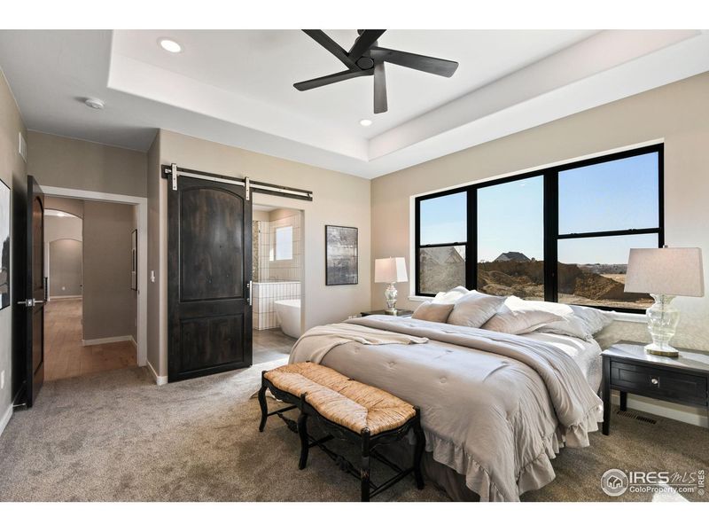Furnished interior view inside a new home in Harvest Ridge, Berthoud (Image 18).