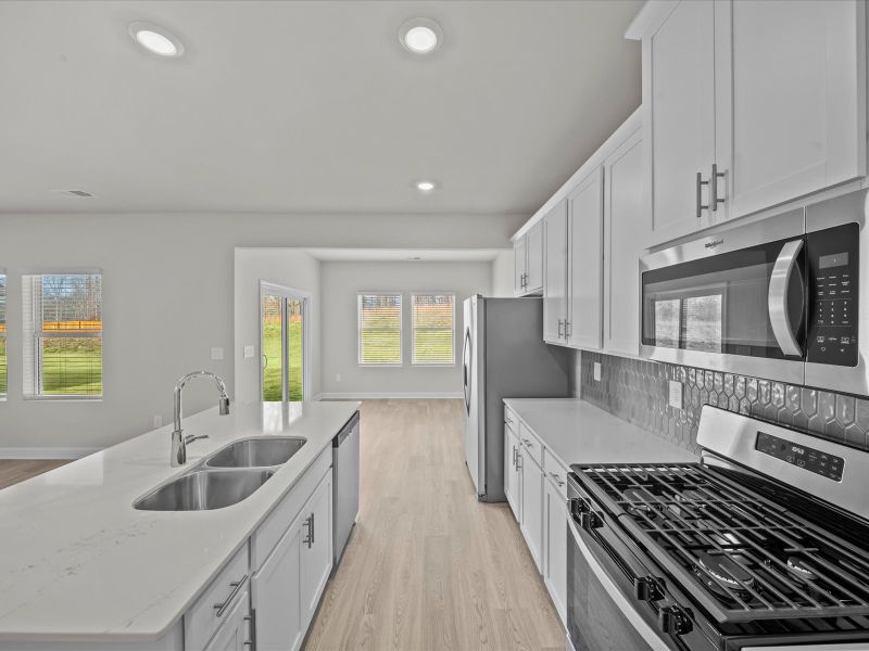 Furnished interior view inside a new home in Cedar Shoals – Heritage Collection, Piedmont (Image 5).