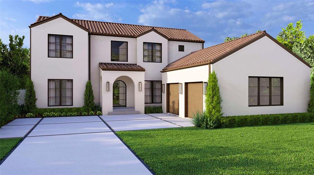 Front exterior of a new home in , Fort Worth, TX, highlighting curb appeal (Image 1). Front exterior of a new home in , Fort Worth, TX, highlighting curb appeal (Image 1).