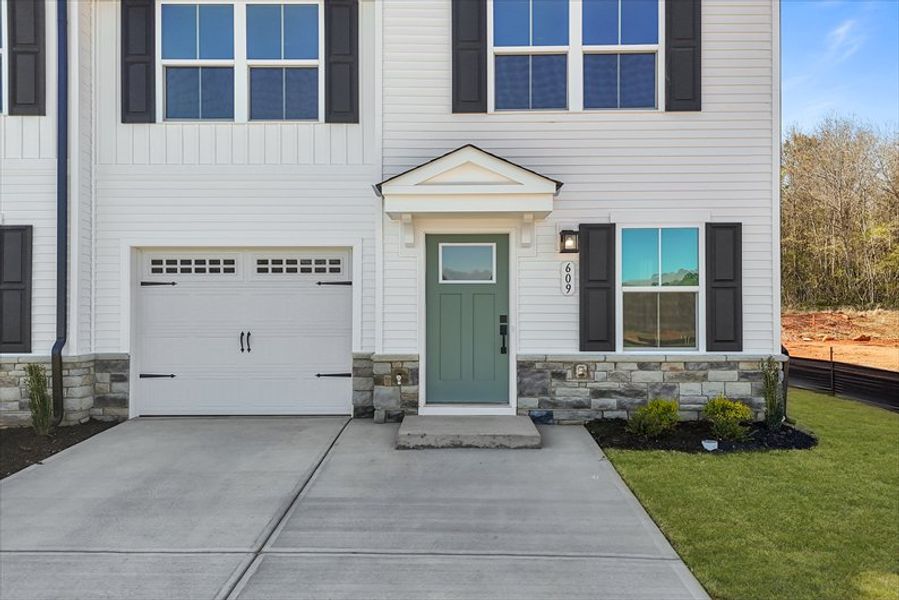 Exterior details and patio area of a home in Beech Glen, Anderson (Image 2). Exterior details and patio area of a home in Beech Glen, Anderson (Image 2).