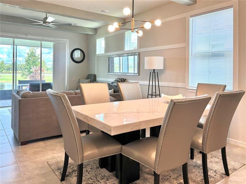 Furnished interior view inside a new home in , St. Cloud (Image 12).
