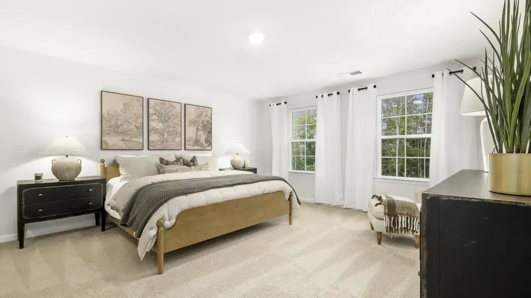 Furnished interior view inside a new home in Fiddlers Landing, Winston-Salem (Image 17).