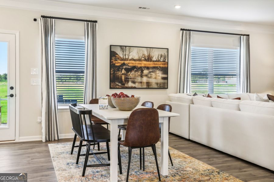 Furnished interior view inside a new home in Maddox Station, Eatonton (Image 7).