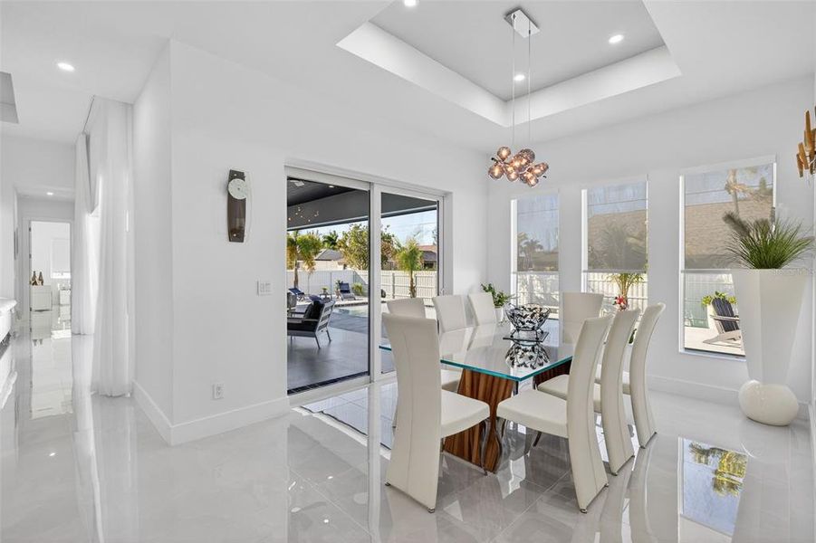 Furnished interior view inside a new home in , Cape Coral (Image 12).
