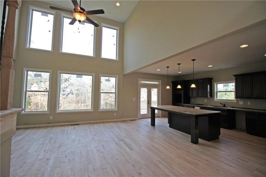 Representative furnished interior of a home built from the The Hayden by Bamford and Company in Rowland Springs, Cartersville (Image 7).
