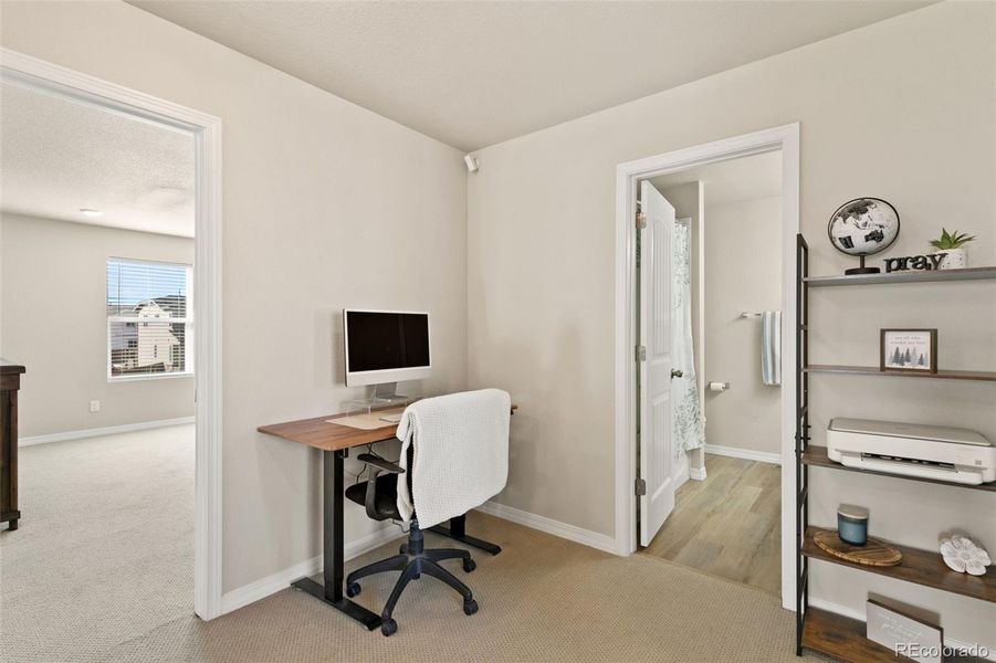 Furnished interior view inside a new home in , Peyton (Image 22).