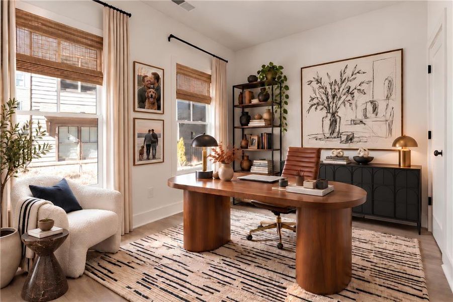 Furnished interior view inside a new home in , Hapeville (Image 16).