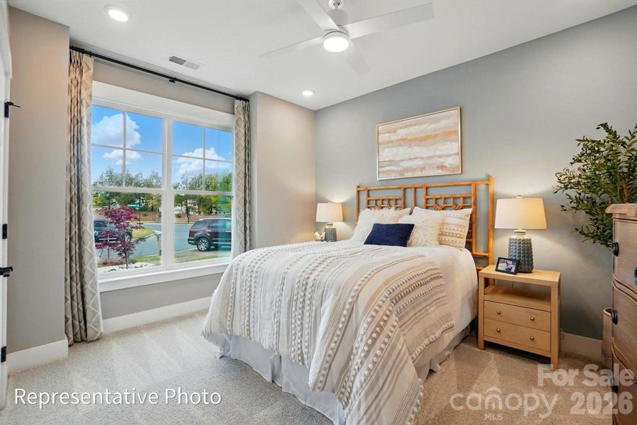 Furnished interior view inside a new home in Heritage - 55+ Community, Indian Trail (Image 25).