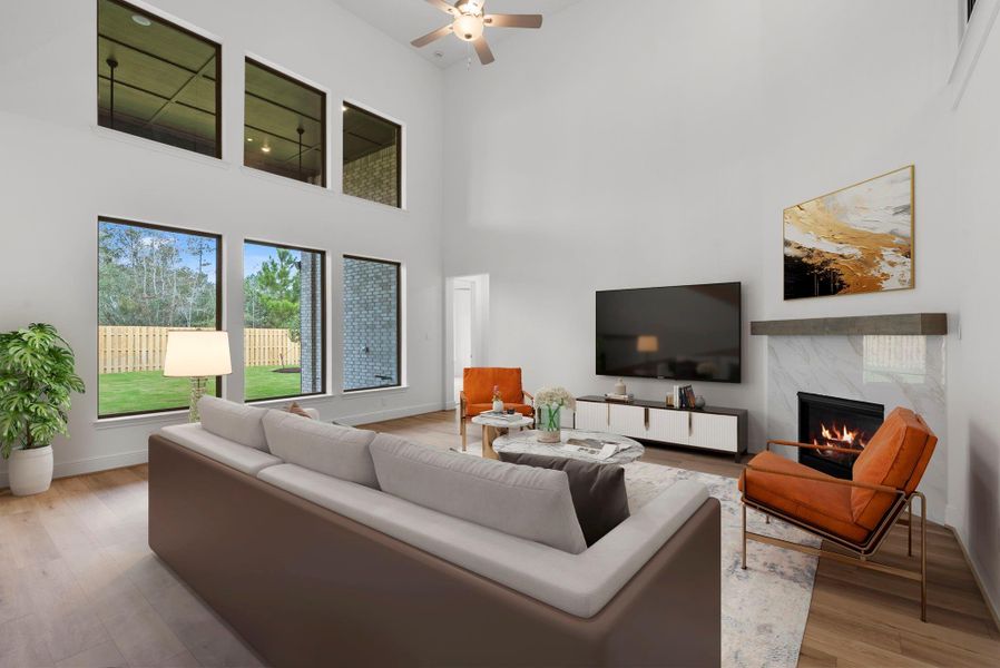 Furnished interior view inside a new home in Colton, Montgomery (Image 5).