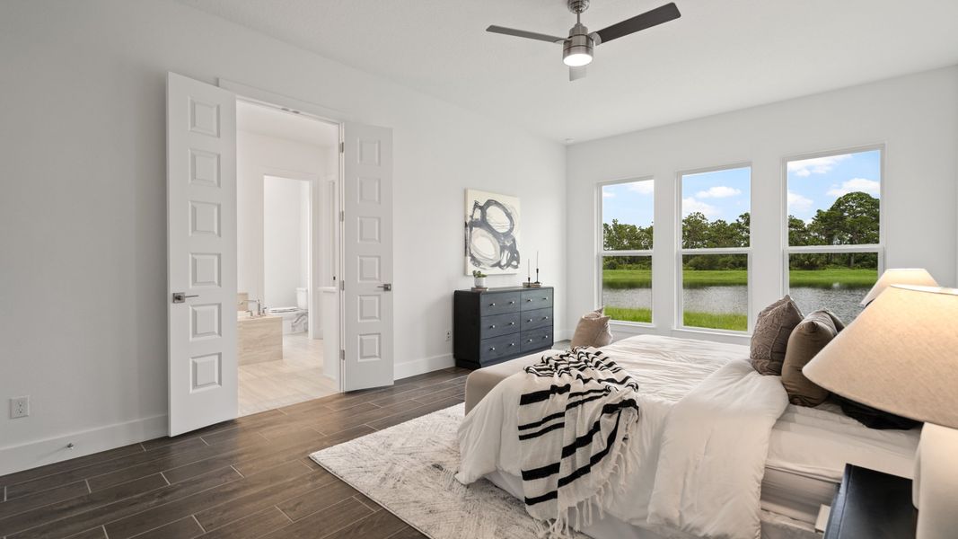 Representative furnished interior of a home built from the 2262F by Perry Homes in Star Farms at Lakewood Ranch, Bradenton (Image 10).