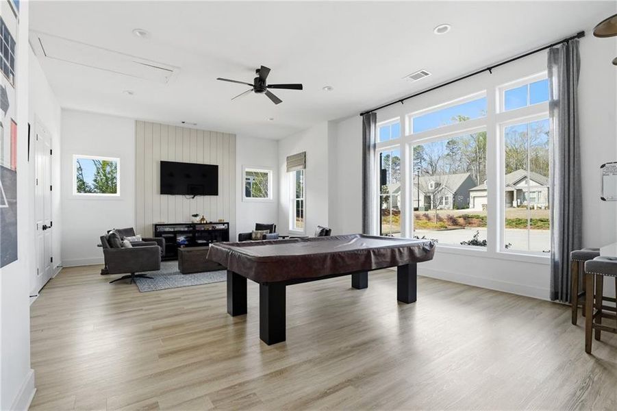 Furnished interior view inside a new home in , Flowery Branch (Image 13).