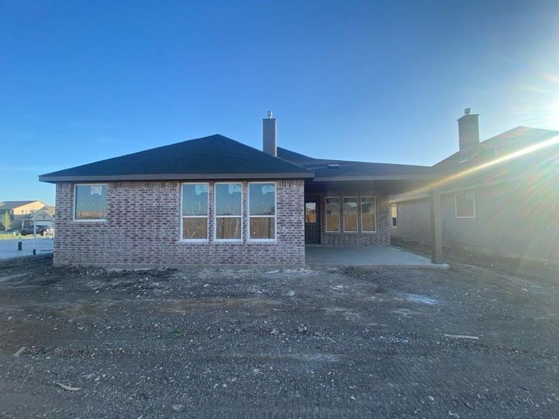 In-progress construction of a new home in Morningstar, Aledo, TX (Image 6).