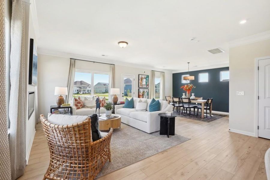 Furnished interior view inside a new home in Fair Oak, Calhoun (Image 4).