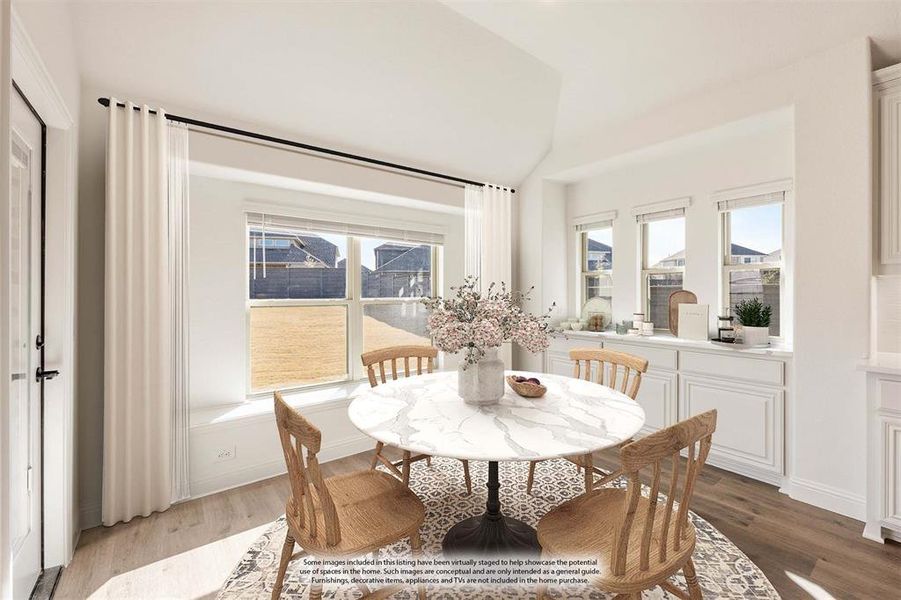 Furnished interior view inside a new home in Union Park Classic 55, Little Elm (Image 16).