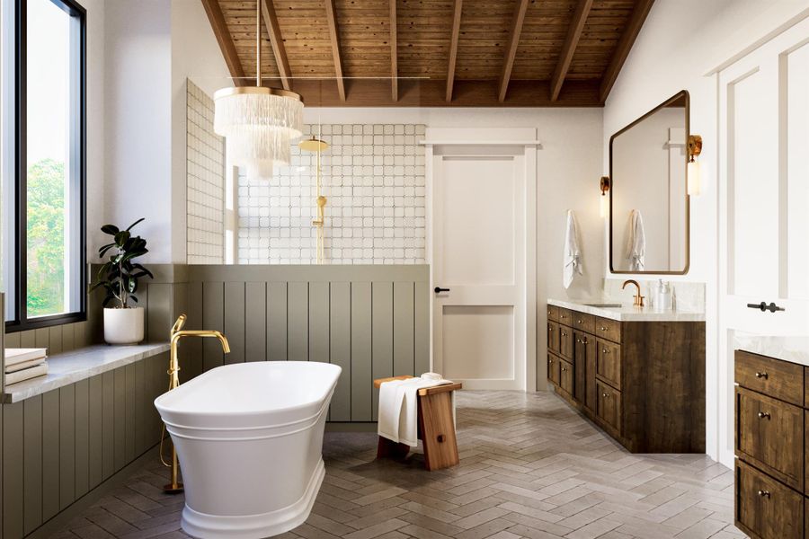 Furnished interior view inside a new home in , Dripping Springs (Image 5). Furnished interior view inside a new home in , Dripping Springs (Image 5).