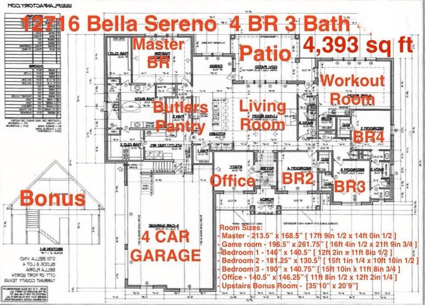 2D floor plan layout of this home in , Fort Worth, TX (Image 3). 2D floor plan layout of this home in , Fort Worth, TX (Image 3).